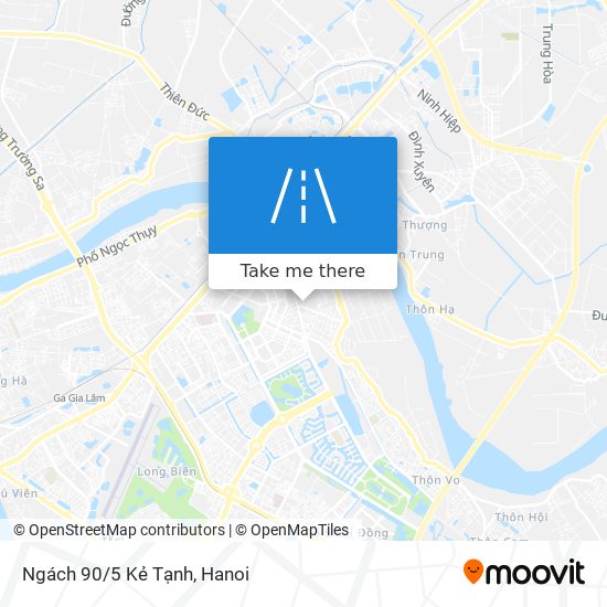 Ngách 90/5 Kẻ Tạnh map