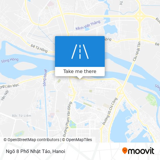 Ngõ 8 Phố Nhật Tảo map