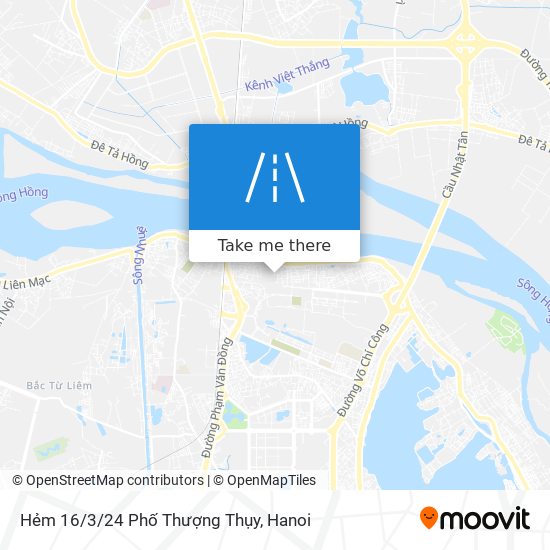 Hẻm 16/3/24 Phố Thượng Thụy map