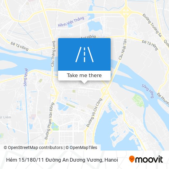 Hẻm 15 / 180 / 11 Đường An Dương Vương map