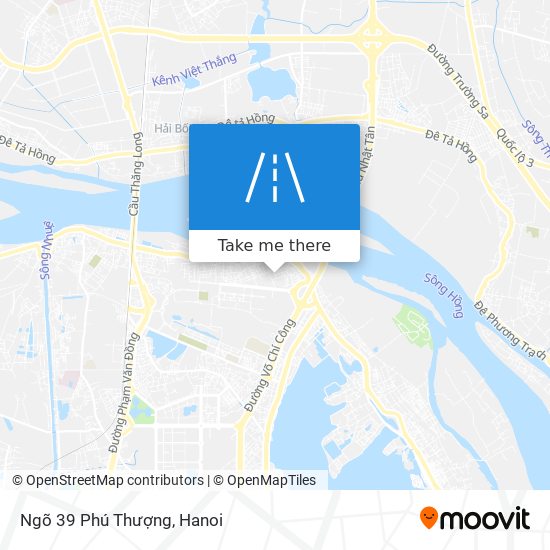 Ngõ 39 Phú Thượng map