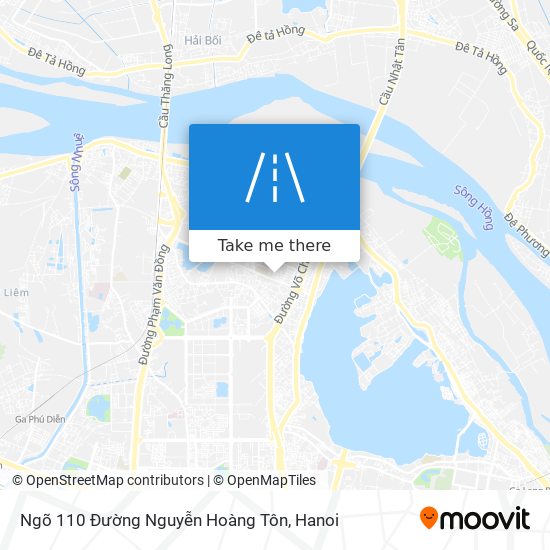 Ngõ 110 Đường Nguyễn Hoàng Tôn map