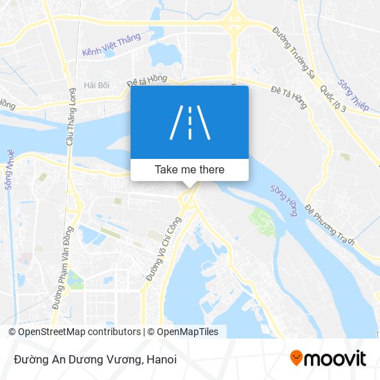 Đường An Dương Vương map