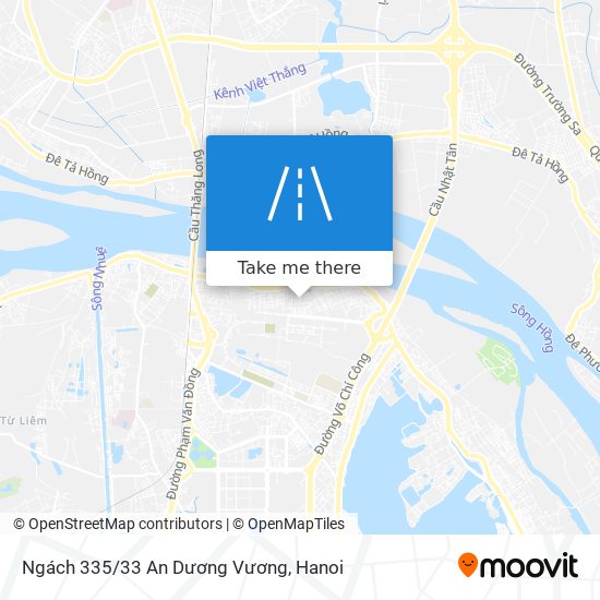 Ngách 335/33 An Dương Vương map