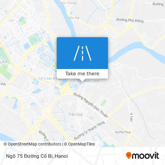 Ngõ 75 Đường Cổ Bi map