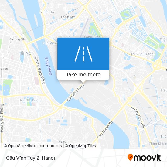 Cầu Vĩnh Tuy 2 map