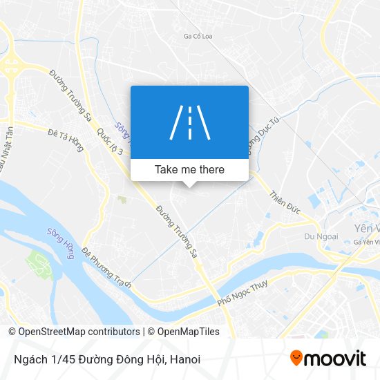 Ngách 1/45 Đường Đông Hội map