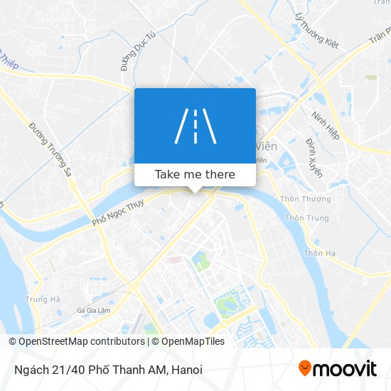 Ngách 21/40 Phố Thanh AM map