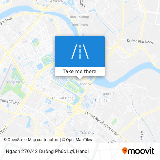 Ngách 270/42 Đường Phúc Lợi map