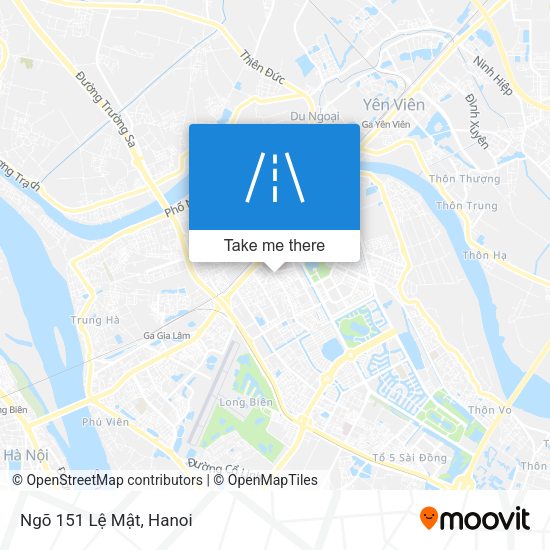 Ngõ 151 Lệ Mật map