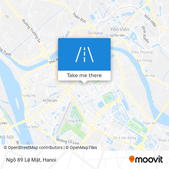 Ngõ 89 Lệ Mật map