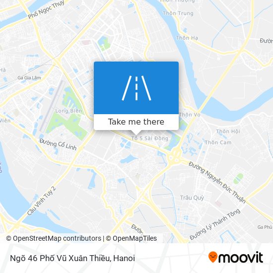 Ngõ 46 Phố Vũ Xuân Thiều map