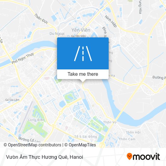 Vưòn Âm Thực Hương Quê map