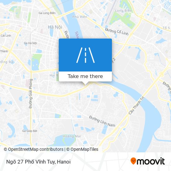 Ngõ 27 Phố Vĩnh Tuy map