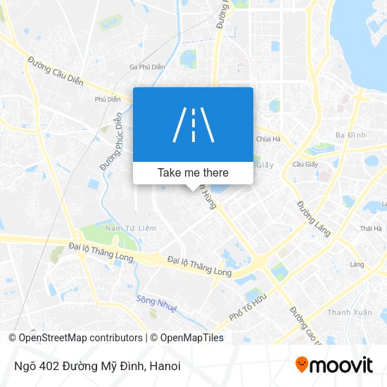 Ngõ 402 Đường Mỹ Đình map
