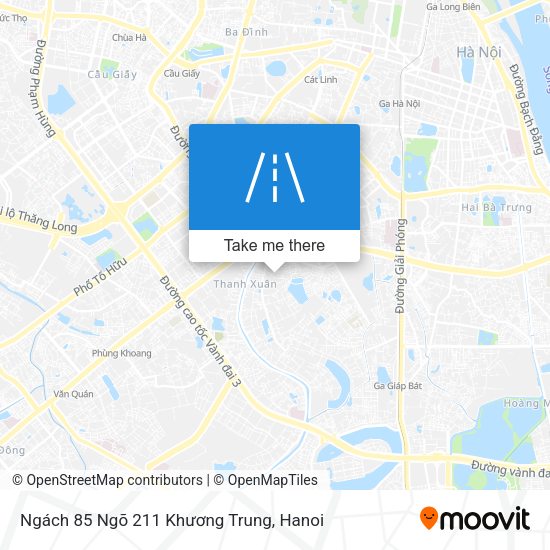 Ngách 85 Ngõ 211 Khương Trung map