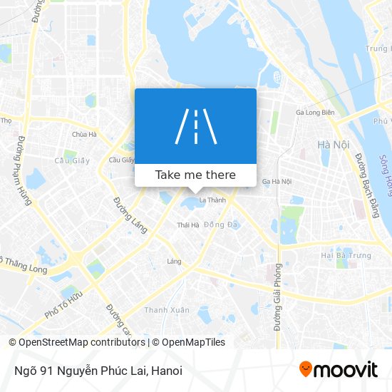 Ngõ 91 Nguyễn Phúc Lai map