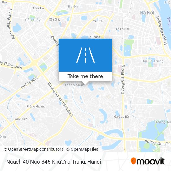 Ngách 40 Ngõ 345 Khương Trung map