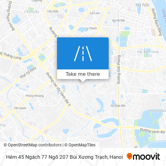 Hẻm 45 Ngách 77 Ngõ 207 Bùi Xương Trạch map