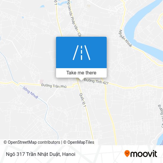 Ngõ 317 Trần Nhật Duật map