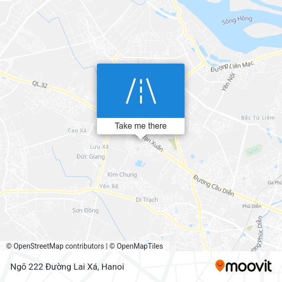 Ngõ 222 Đường Lai Xá map