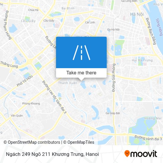 Ngách 249 Ngõ 211 Khương Trung map