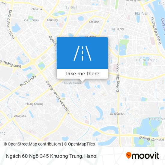 Ngách 60 Ngõ 345 Khương Trung map