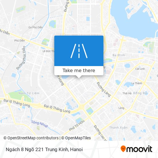 Ngách 8 Ngõ 221 Trung Kính map