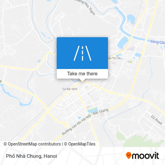 Phố Nhà Chung map