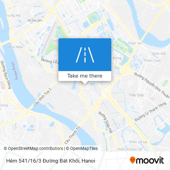 Hẻm 541/16/3 Đường Bát Khối map