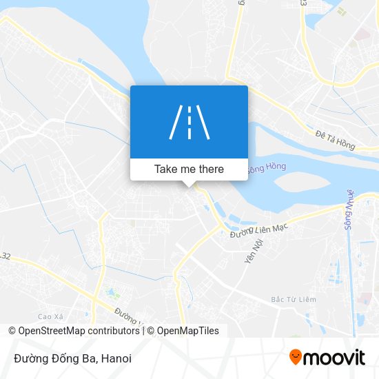 Đường Đống Ba map
