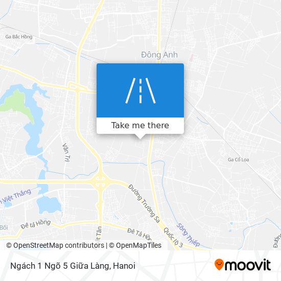 Ngách 1 Ngõ 5 Giữa Làng map