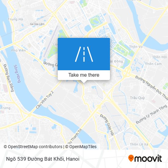 Ngõ 539 Đường Bát Khối map