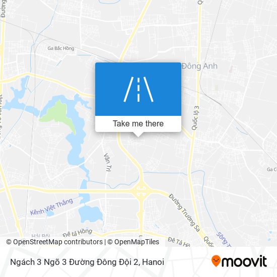 Ngách 3 Ngõ 3 Đường Đông Đội 2 map