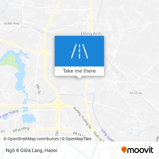 Ngõ 8 Giữa Làng map