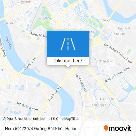 Hẻm 691/20/4 Đường Bát Khối map