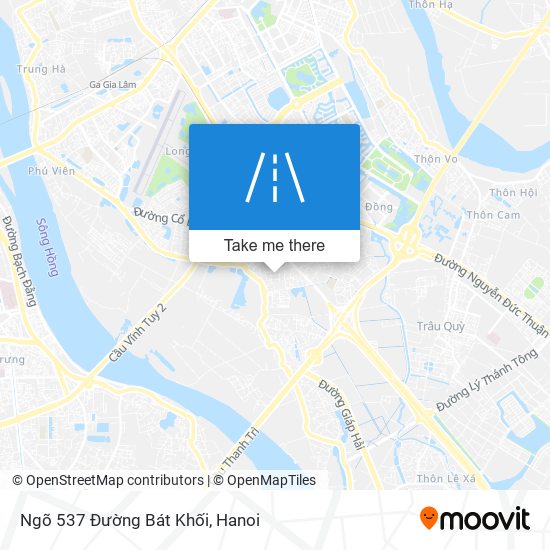 Ngõ 537 Đường Bát Khối map