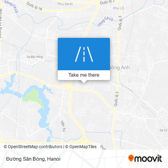 Đường Sân Bóng map