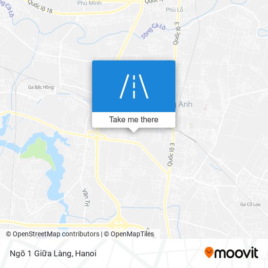 Ngõ 1 Giữa Làng map