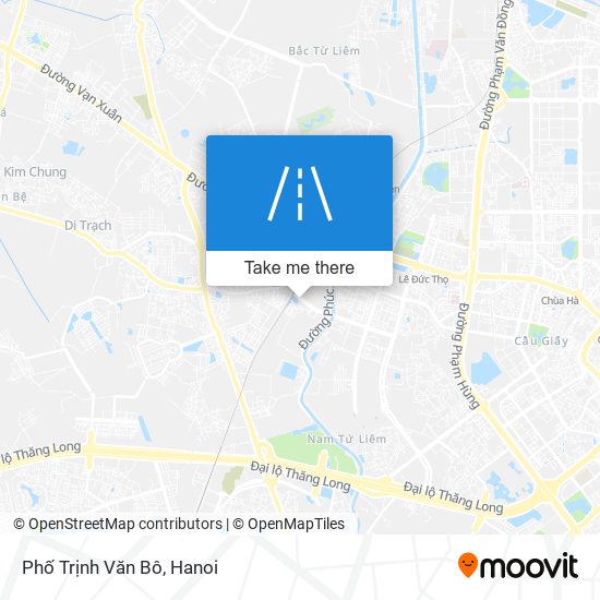Phố Trịnh Văn Bô map