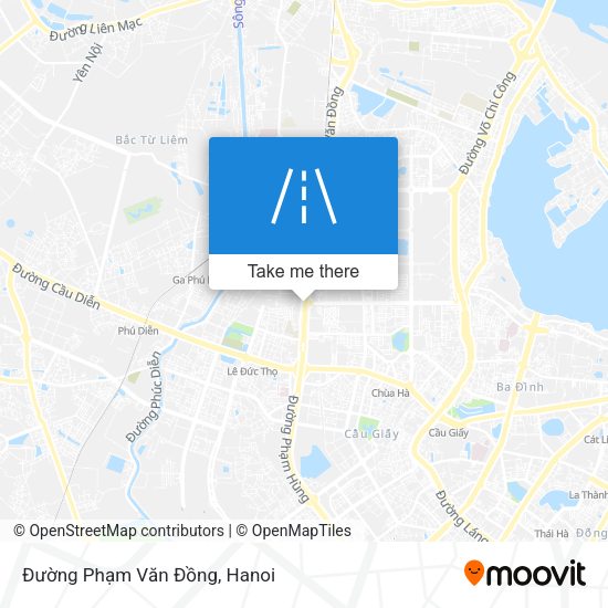 Đường Phạm Văn Đồng map