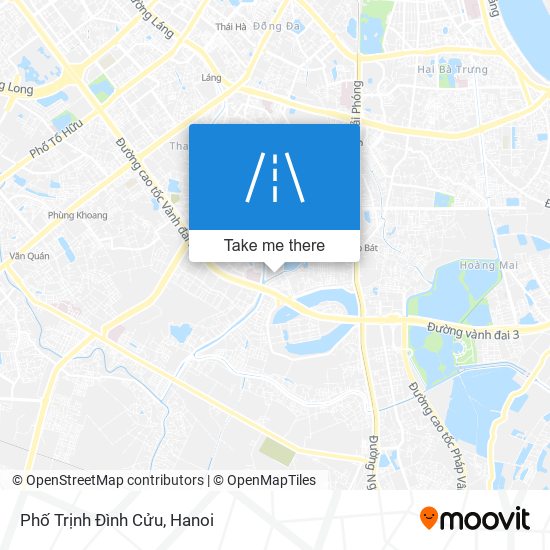 Phố Trịnh Đình Cửu map