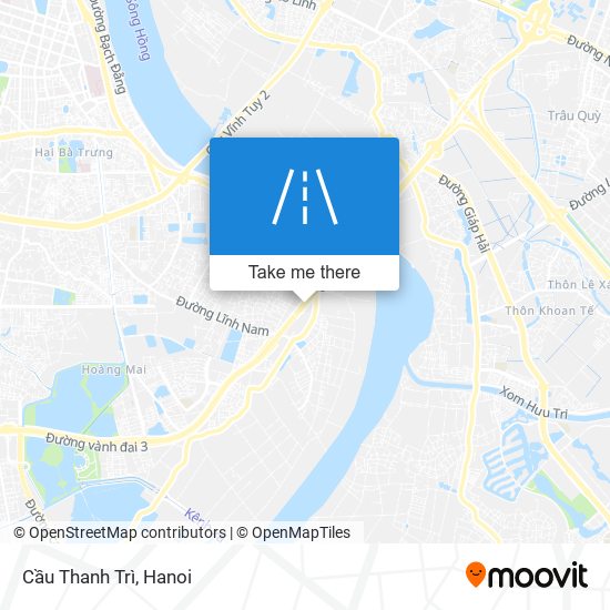 Cầu Thanh Trì map