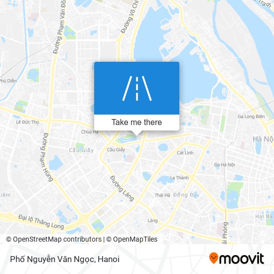 Phố Nguyễn Văn Ngọc map