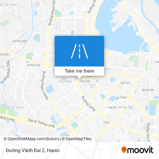 Đường Vành Đai 2 map