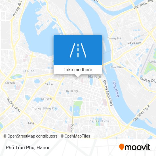 Phố Trần Phú map