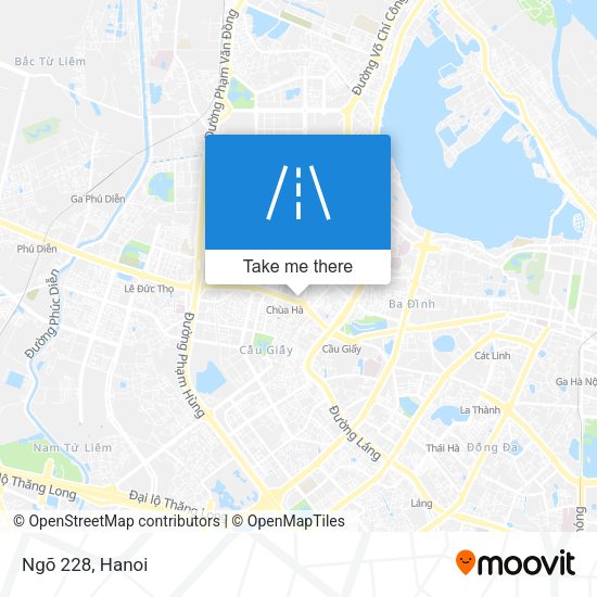Ngõ 228 map