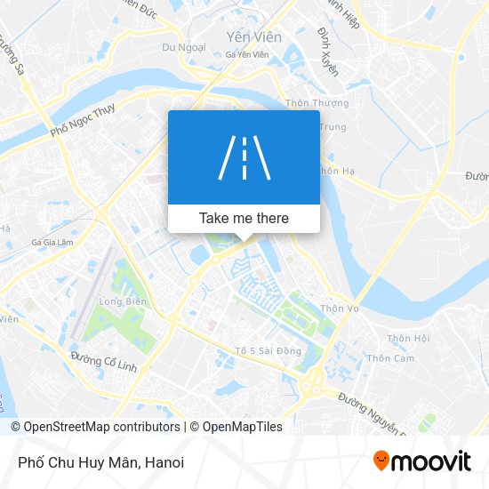 Phố Chu Huy Mân map