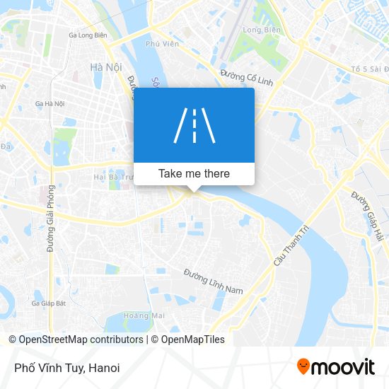 Phố Vĩnh Tuy map