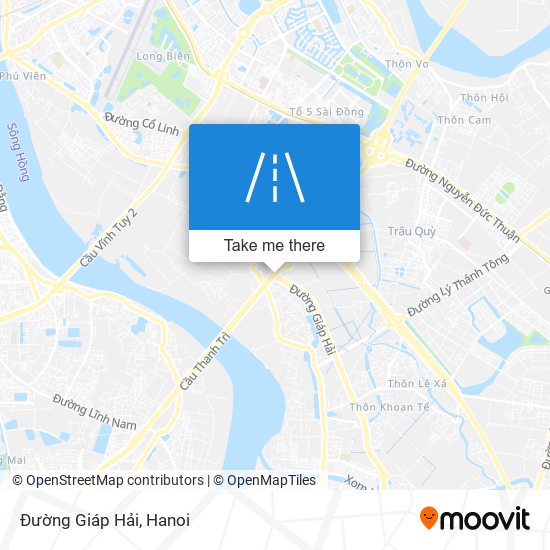 Đường Giáp Hải map